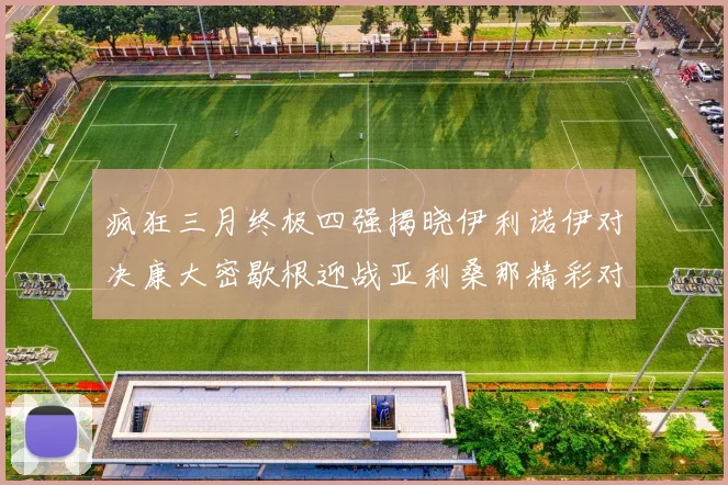 疯狂三月终极四强揭晓伊利诺伊对决康大密歇根迎战亚利桑那精彩对决即将上演