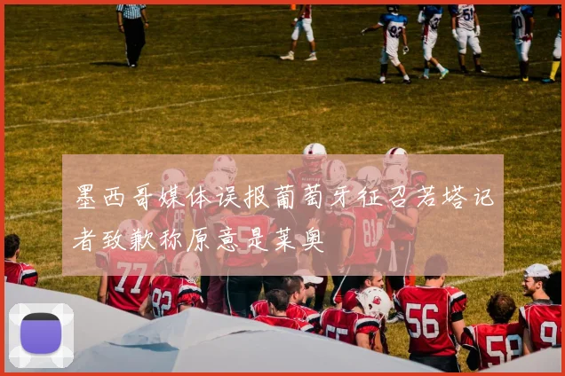 墨西哥媒体误报葡萄牙征召若塔记者致歉称原意是莱奥